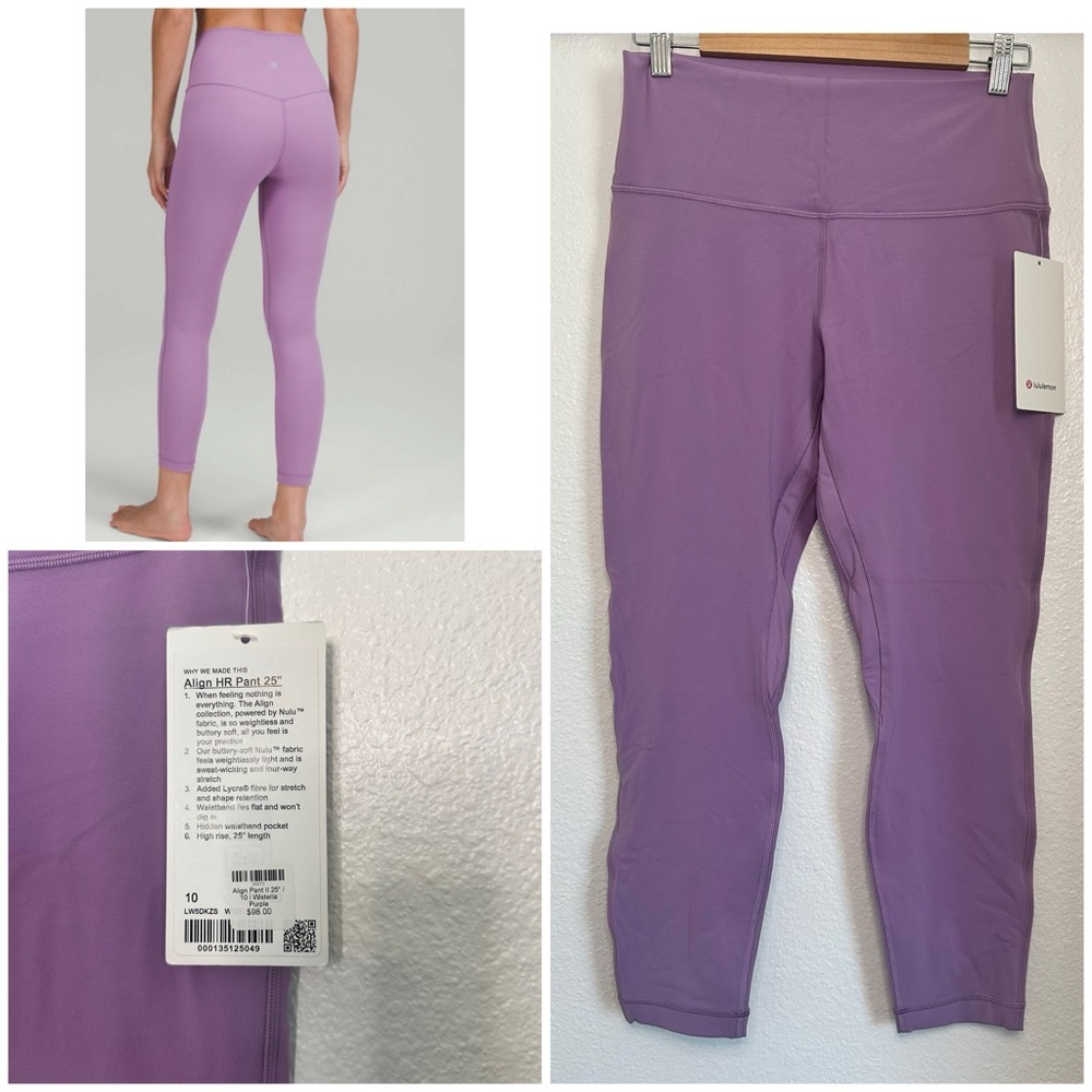 Lululemon Align High Rise Pant. 25”. Wysteria Purple.